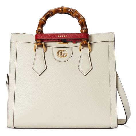 gucci diana white|Gucci diana small tote bag.